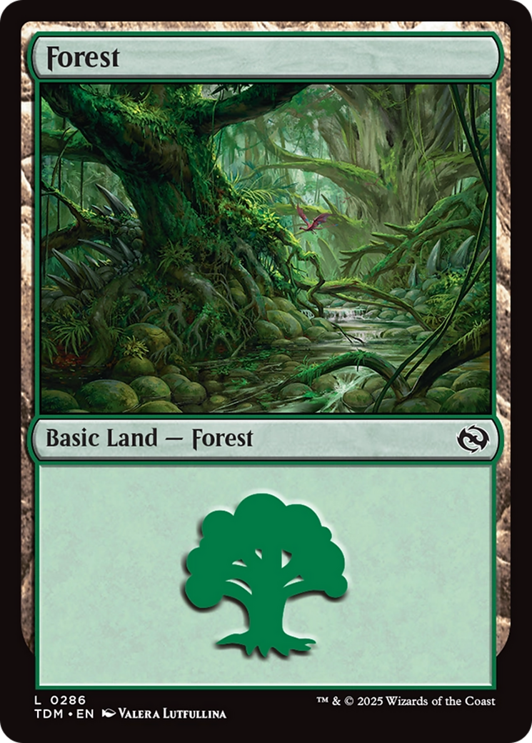 Forest (0286) [Tarkir: Dragonstorm]