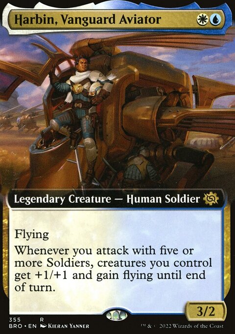 Harbin, Vanguard Aviator (Extended Art) [The Brothers' War]