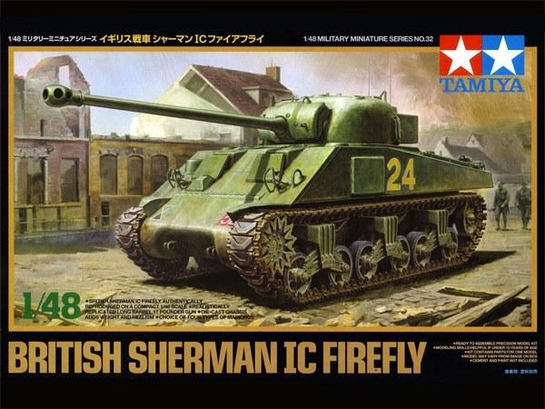 British Sherman IC Firefly 1/48 - Tamiya Scale Model Kit