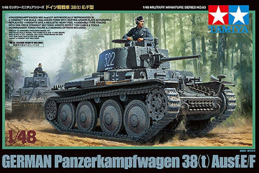 German Panzerkampfwagen 38(T) Ausf.E/F 1/48 - Tamiya Scale Model Kit