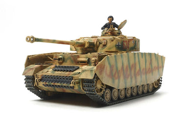 German Tank Panzerkampfwagon IV Ausf.H Late Prodution 1/48 - Tamiya Scale Model Kit