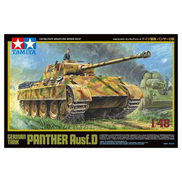 German Tank Panther Ausf.D 1/48 - Tamiya Scale Model Kit
