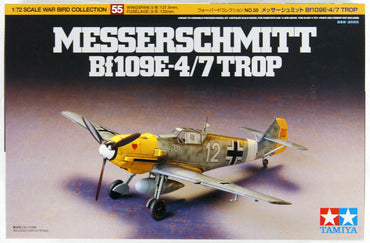 TAMIYA 1/72 MESSERSCHMITT BF109E-4/7 TROP