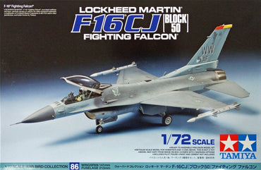 Locheed Martin F-16CJ (Block 50) Fighting Falcon 1/72 - Tamiya Scale Model Kit