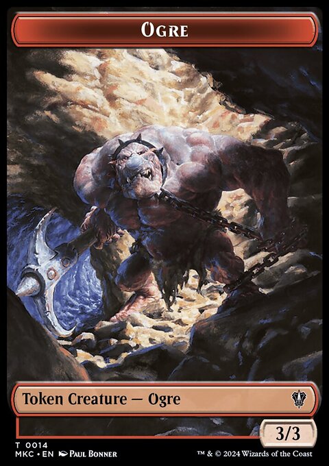 Soldier // Ogre Double-Sided Token [Murders at Karlov Manor Commander Tokens]
