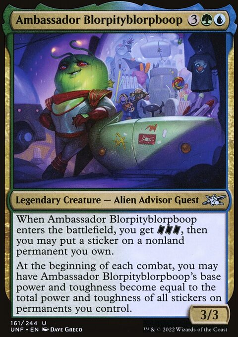 Ambassador Blorpityblorpboop [Unfinity]
