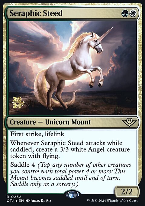 Seraphic Steed [Outlaws of Thunder Junction Prerelease Promos]
