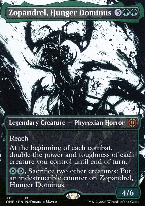 Zopandrel, Hunger Dominus (Borderless Ichor) [Phyrexia: All Will Be One]