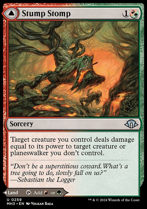 Stump Stomp // Burnwillow Clearing [Modern Horizons 3]