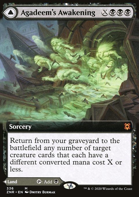 Agadeem's Awakening // Agadeem, the Undercrypt (Extended Art) [Zendikar Rising]