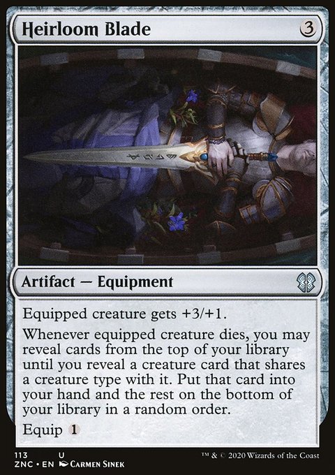 Heirloom Blade [Zendikar Rising Commander]