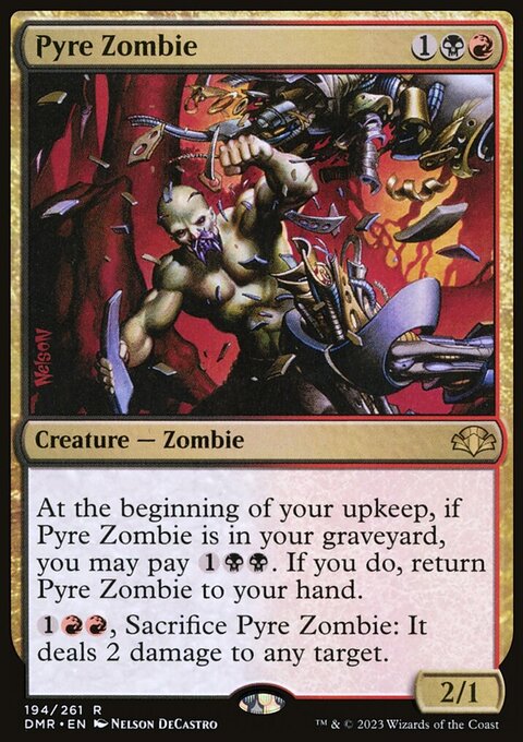 Pyre Zombie [Dominaria Remastered]