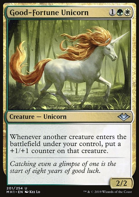 Good-Fortune Unicorn [Modern Horizons]