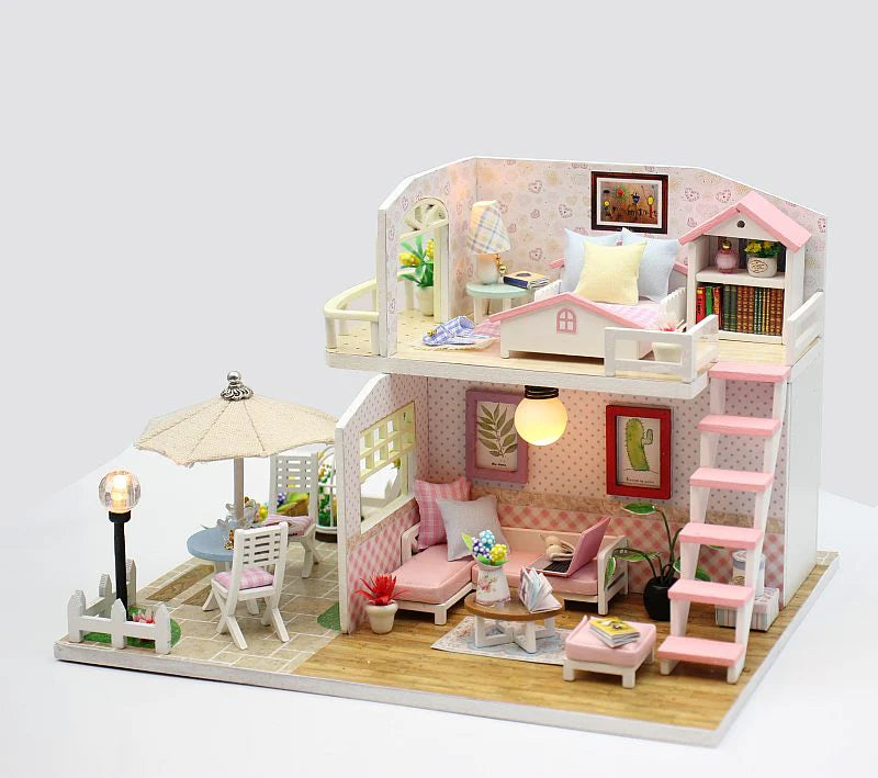 Pink Loft (Small) 3D DIY Puzzle [M033]