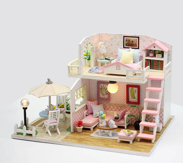 Pink Loft (Small) 3D DIY Puzzle [M033]