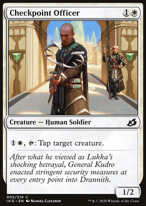 Checkpoint Officer [Ikoria: Lair of Behemoths]
