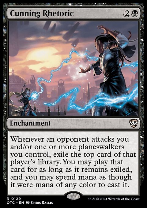 Cunning Rhetoric [Outlaws of Thunder Junction Commander]