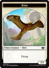 Bird (003) // Elephant (012) Double-Sided Token [Modern Horizons Tokens]