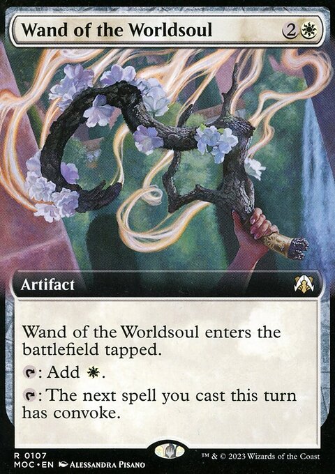 Wand of the Worldsoul (Extended Art) [March of the Machine Commander]