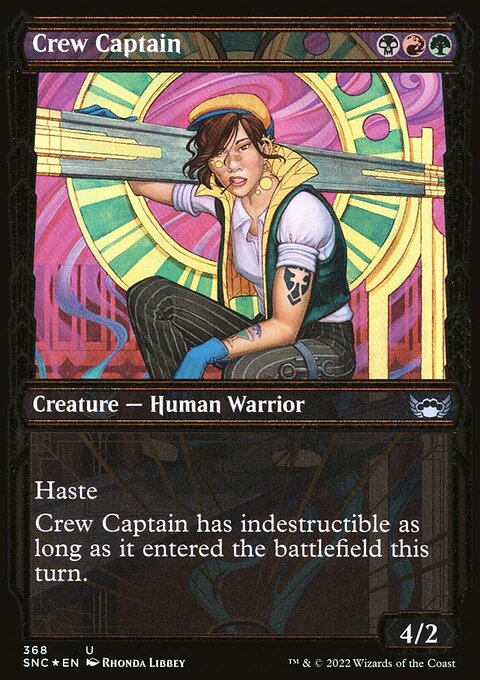 Crew Captain (Showcase Golden Age Gilded Foil) [Streets of New Capenna]