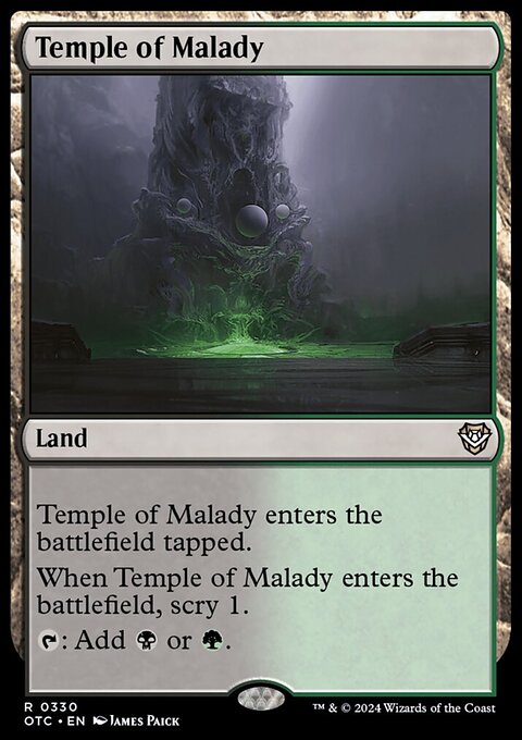 Temple of Malady [Outlaws of Thunder Junction Commander]