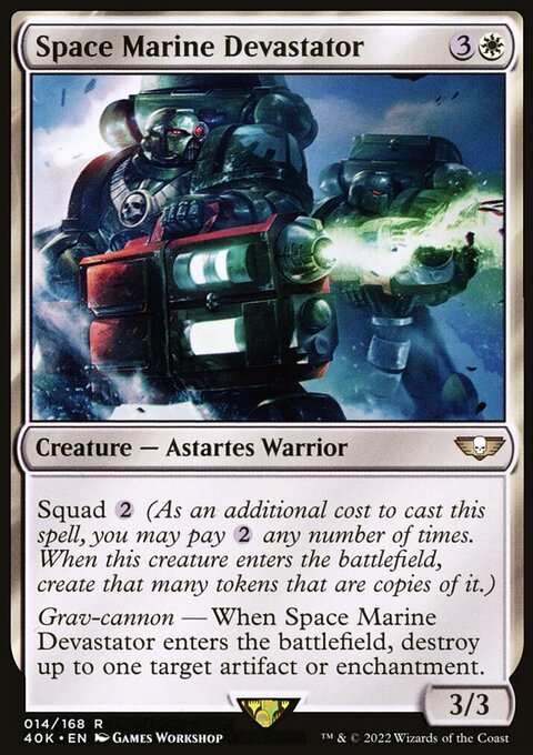 Space Marine Devastator (Surge Foil) [Warhammer 40,000]