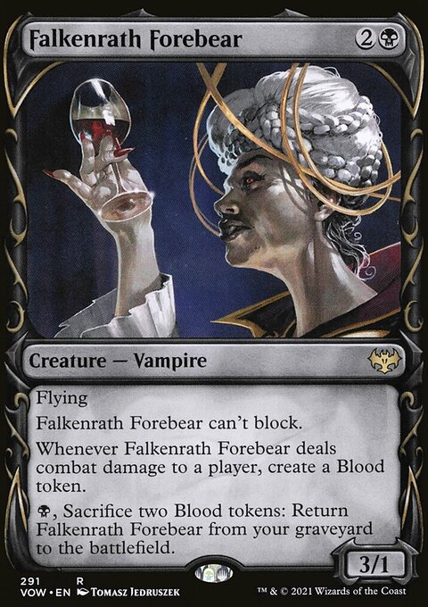 Falkenrath Forebear (Showcase Fang Frame) [Innistrad: Crimson Vow]