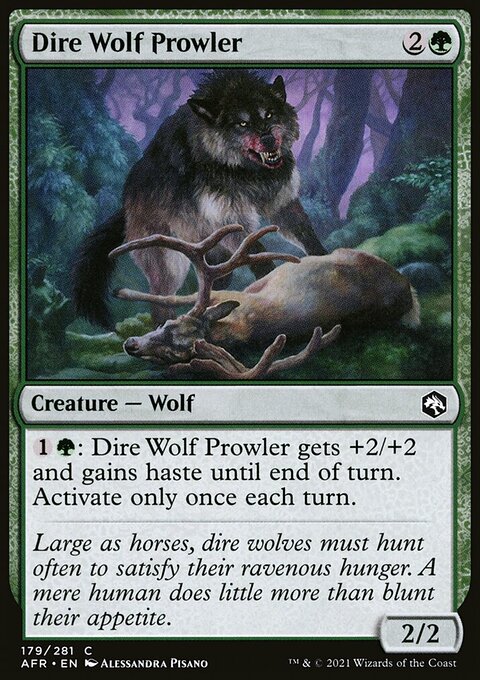 Dire Wolf Prowler [Dungeons & Dragons: Adventures in the Forgotten Realms]