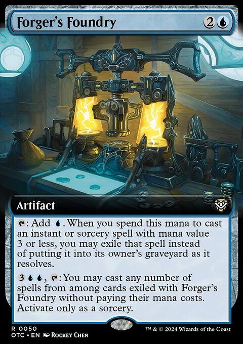 Forger's Foundry (Extended Art) [Outlaws of Thunder Junction Commander]