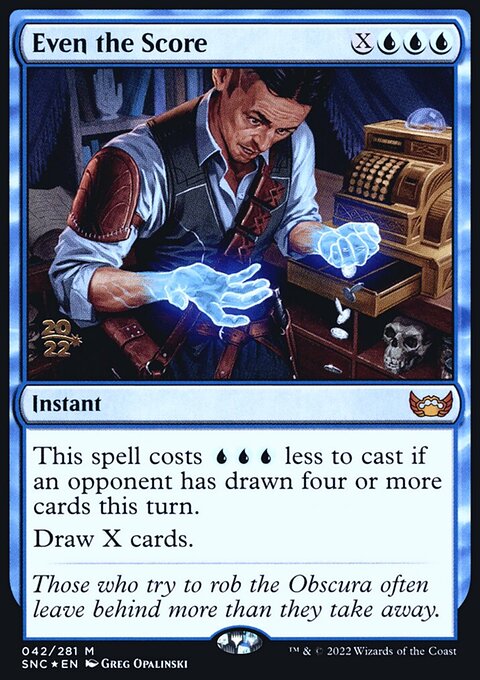 Even the Score [Streets of New Capenna Prerelease Promos]