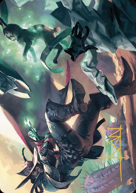 Metamorphic Blast Art Card [Outlaws of Thunder Junction Art Series]