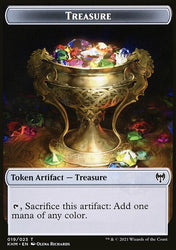 Treasure // Bear Double-Sided Token [Kaldheim Tokens]