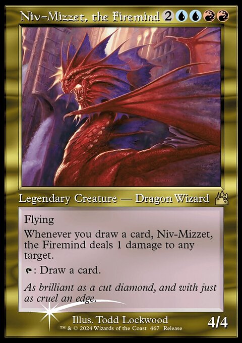 Niv-Mizzet, the Firemind (Retro Frame) [Ravnica Remastered]