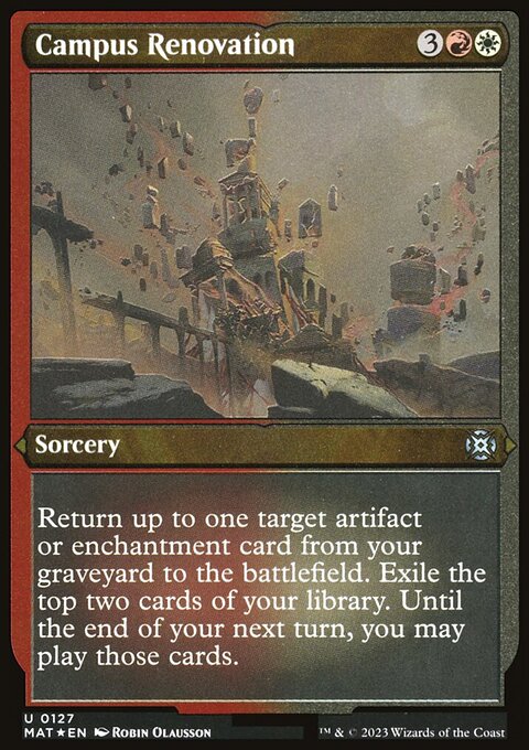 Campus Renovation (Foil Etched) [March of the Machine: The Aftermath]