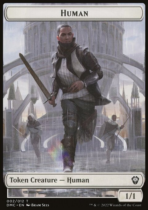 Human // Snake Double-Sided Token [Dominaria United Commander Tokens]