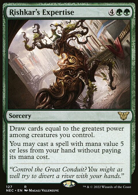 Rishkar's Expertise [Kamigawa: Neon Dynasty Commander]