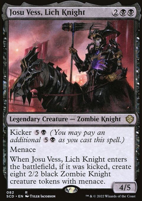 Josu Vess, Lich Knight [Starter Commander Decks]