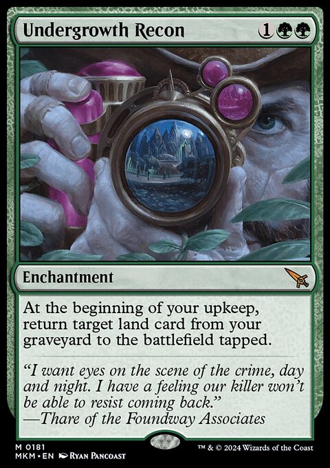 Undergrowth Recon [Murders at Karlov Manor]