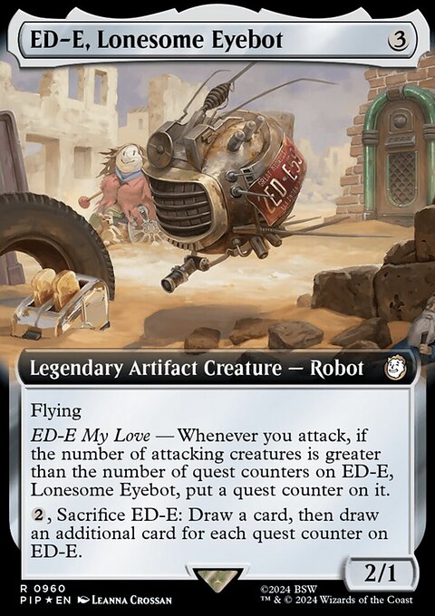 ED-E, Lonesome Eyebot (Extended Art) (Surge Foil) [Fallout]