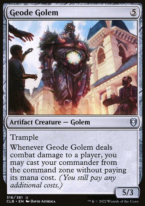 Geode Golem [Commander Legends: Battle for Baldur's Gate]