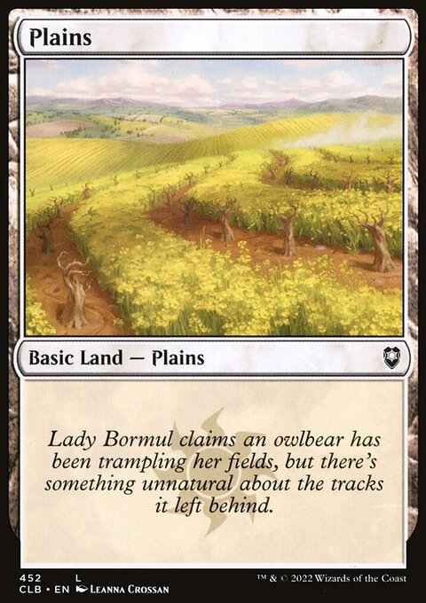 Plains (452) [Commander Legends: Battle for Baldur's Gate]
