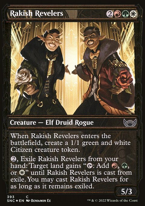 Rakish Revelers (Showcase Golden Age Gilded Foil) [Streets of New Capenna]