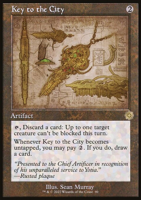 Key to the City (Retro Schematic) (Serialized) [The Brothers' War Retro Artifacts]