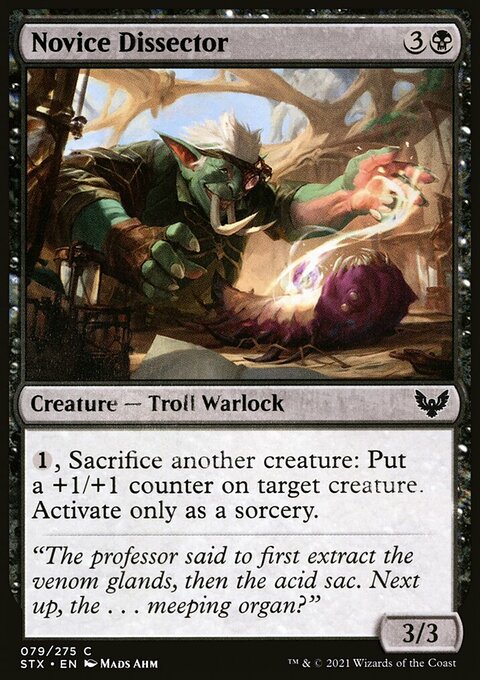 Novice Dissector [Strixhaven: School of Mages]