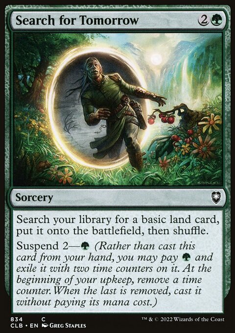 Search for Tomorrow [Commander Legends: Battle for Baldur's Gate]