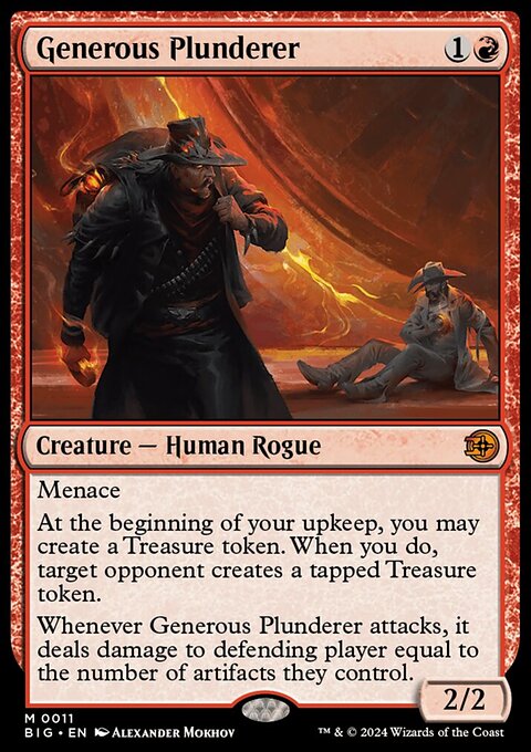 Generous Plunderer [Outlaws of Thunder Junction: The Big Score]