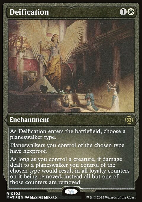 Deification (Foil Etched) [March of the Machine: The Aftermath]