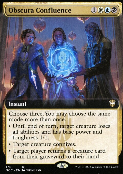 Obscura Confluence (Extended Art) [Streets of New Capenna Commander]