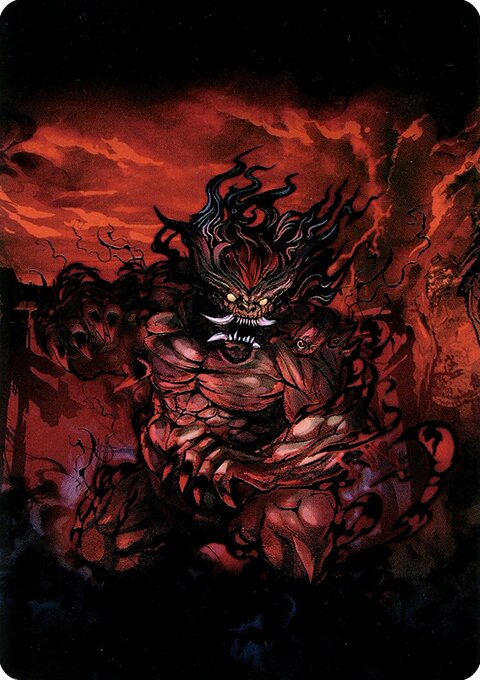 Vessel of the All-Consuming Art Card [Kamigawa: Neon Dynasty Art Series]