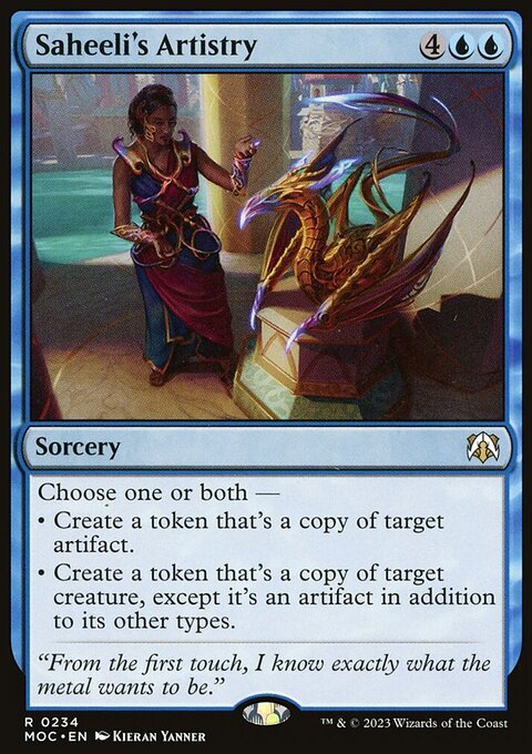 Saheeli's Artistry [March of the Machine Commander]